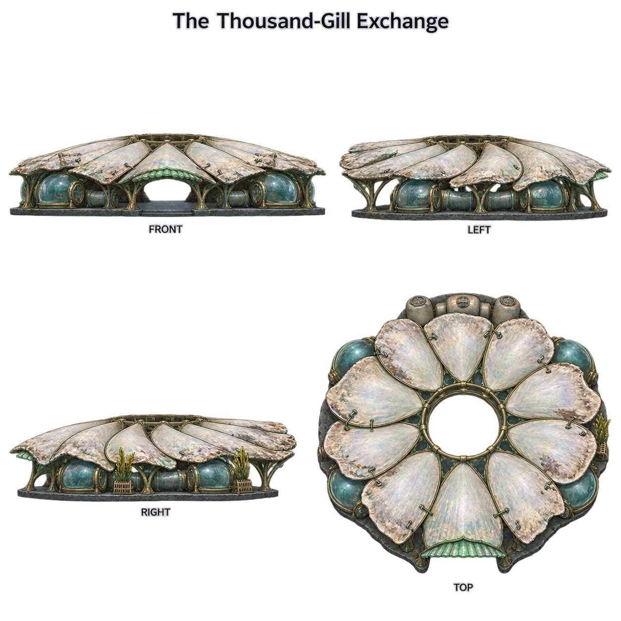 The Thousand-Gill Exchange concept sheet