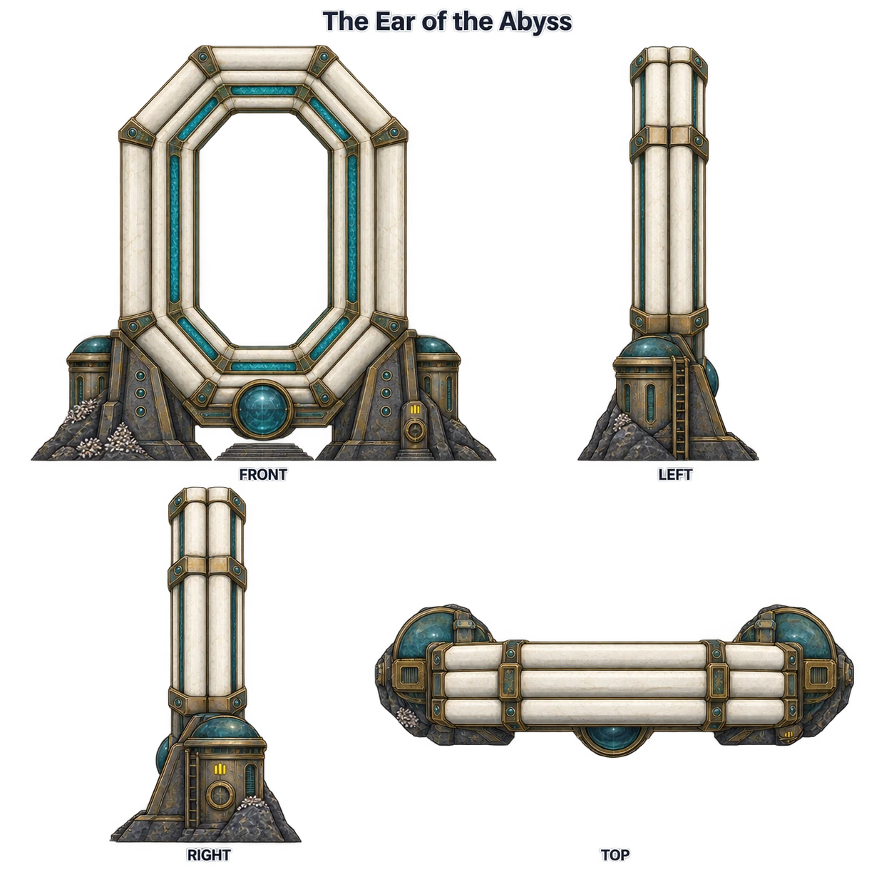 The Ear of the Abyss concept sheet