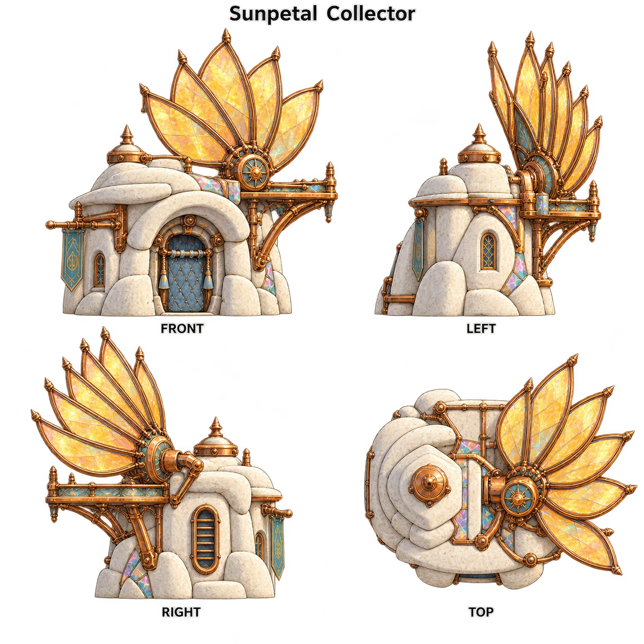 Sunpetal Collector concept sheet