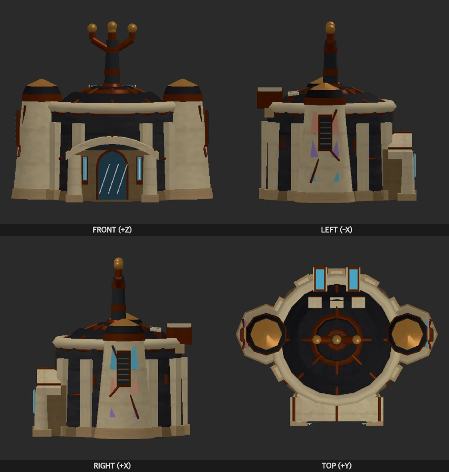 Thunderbolt Foundry model elevations