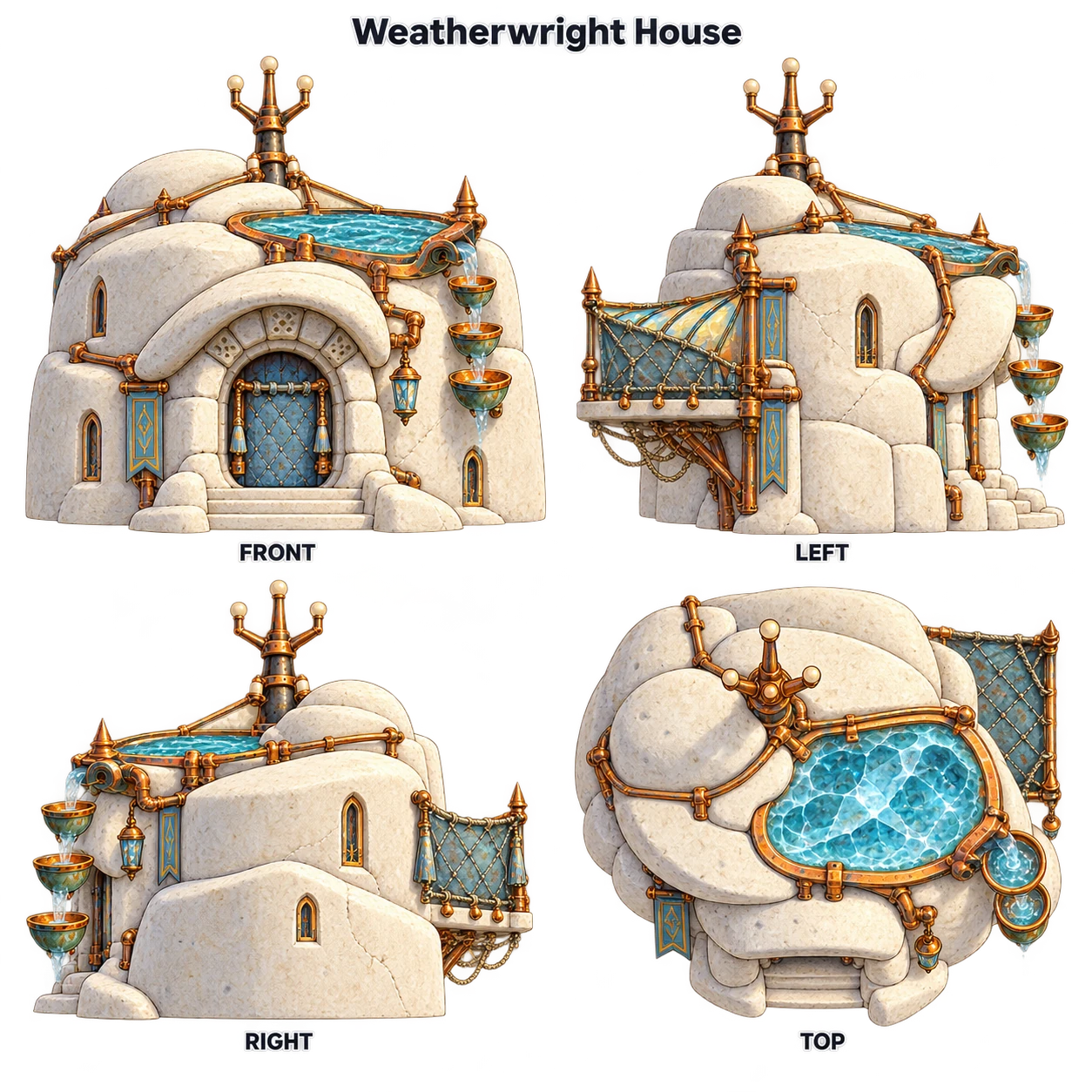 Weatherwright House concept sheet