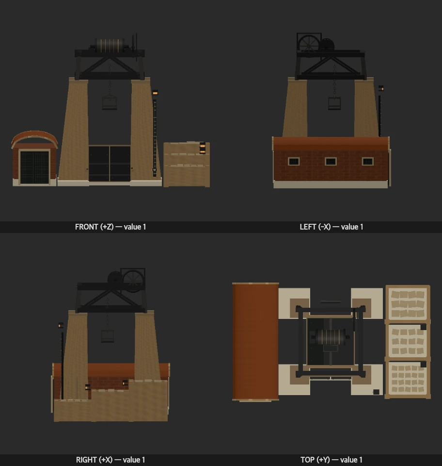 The Last Measure model elevations
