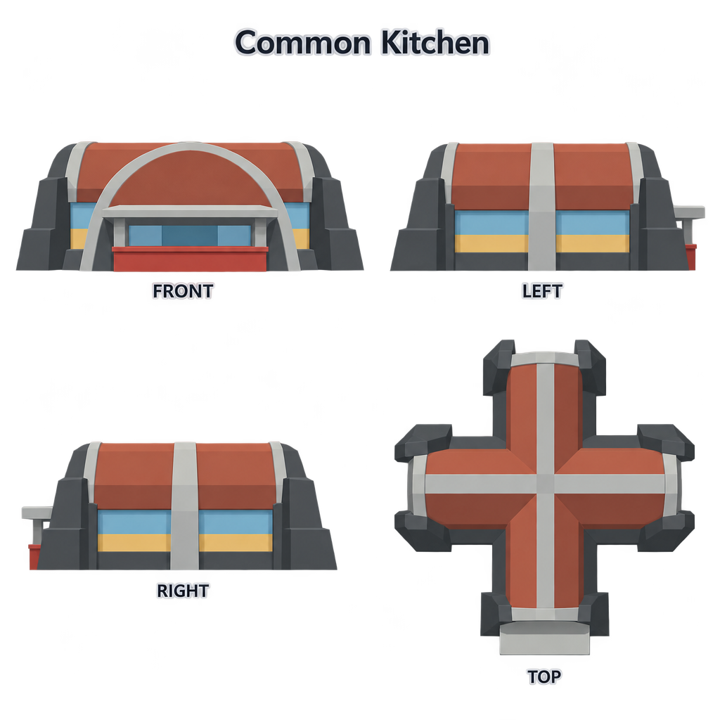 Common Kitchen concept sheet