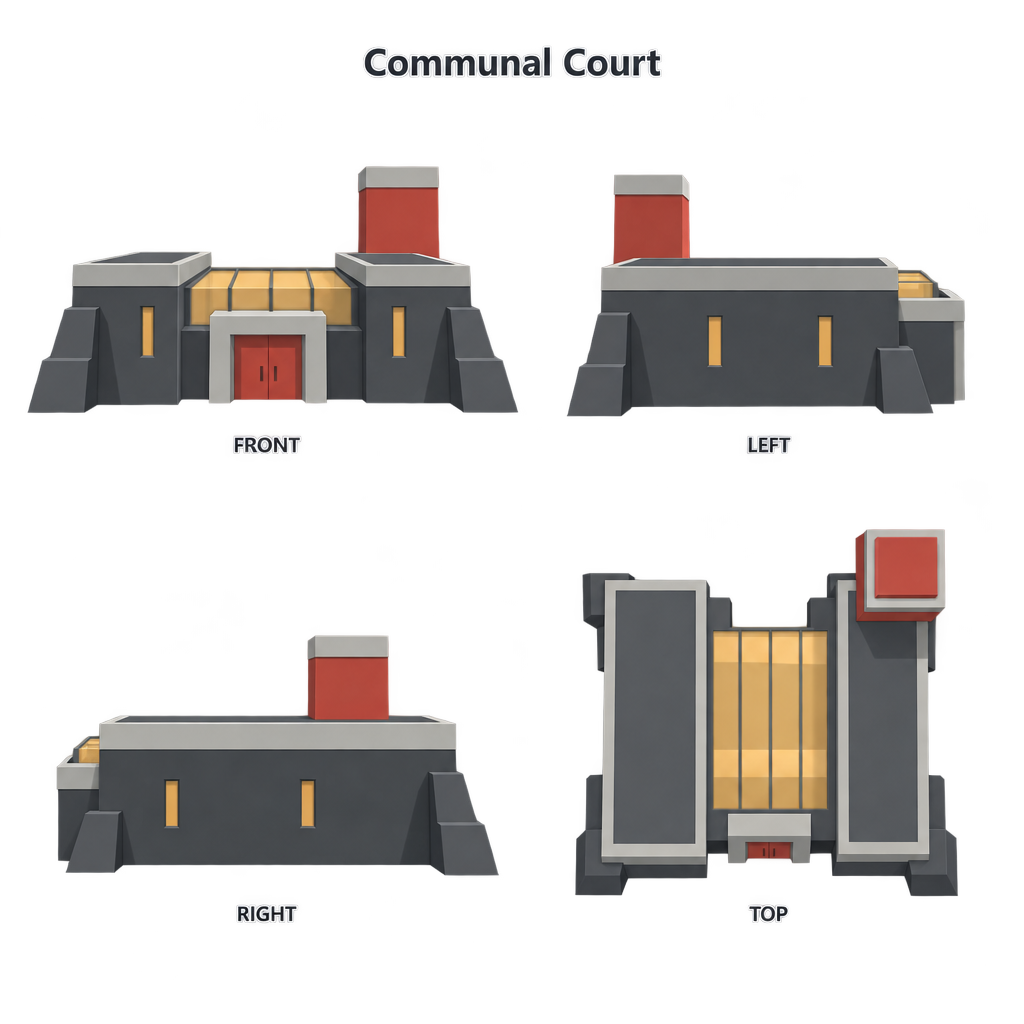 Communal Court concept sheet