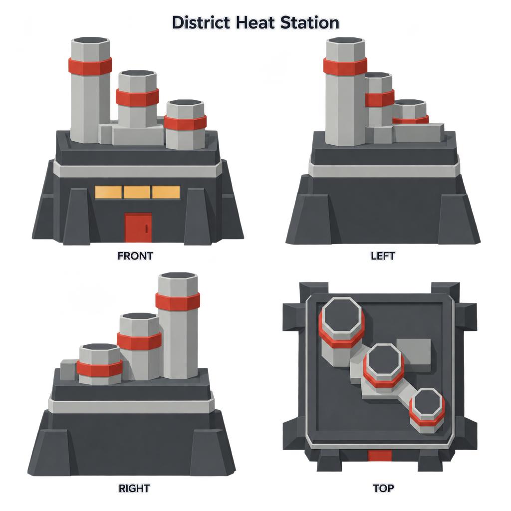 District Heat Station concept sheet