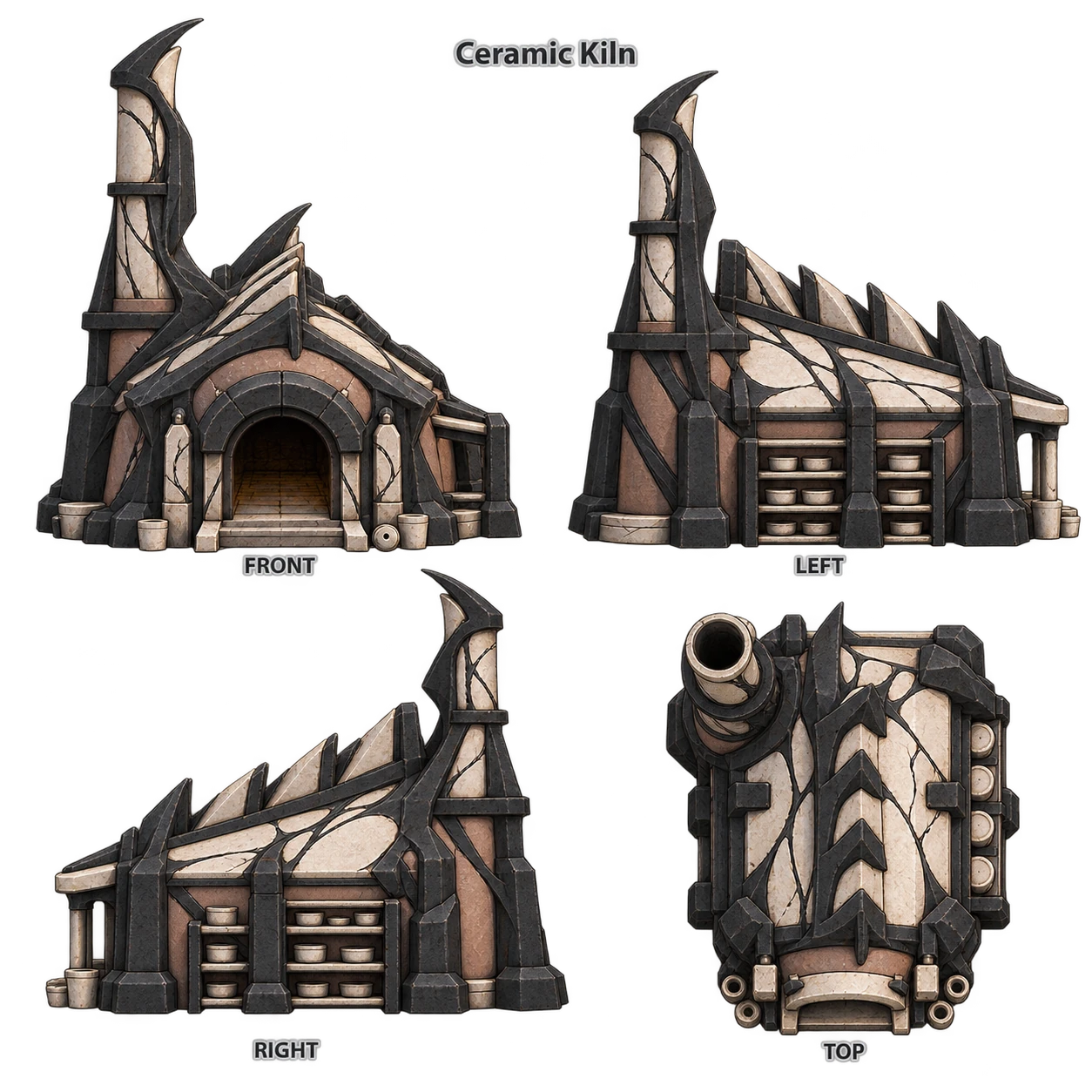 Ceramic Kiln concept sheet