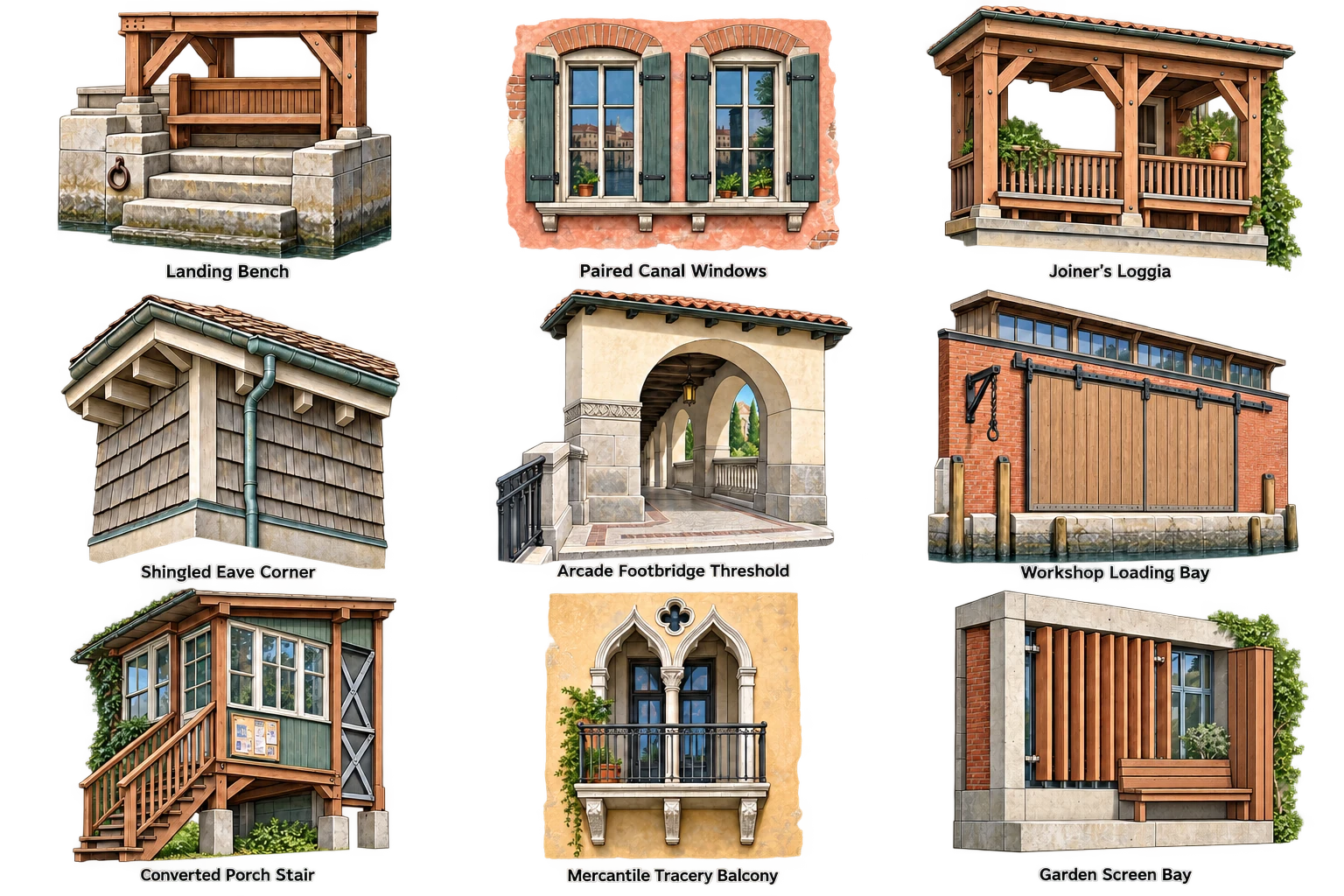 Venice–Berkeley motifs